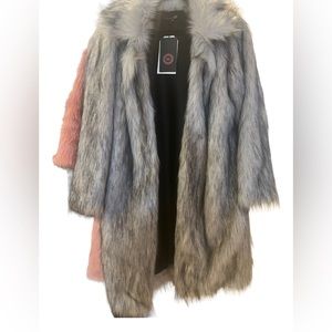 Designer last pieces winter Far fashion Coat.